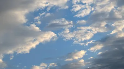 雨雲の向こうの空