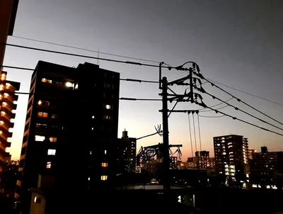三萩野夕焼け