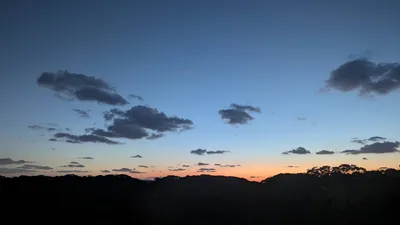 日は沈み、夜がくる