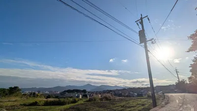 田舎から見た町