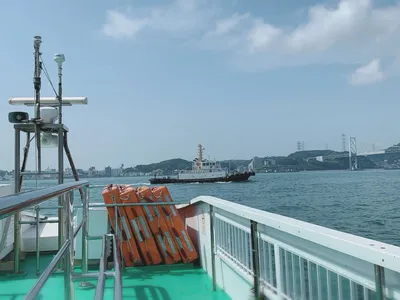 船上.船の旅.関門海峡.下関.門司港
