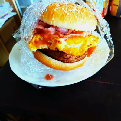 手作りハンバーガー