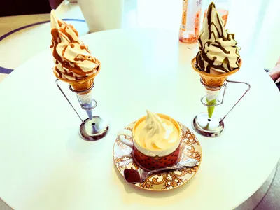 オシャレなアイスクリーム