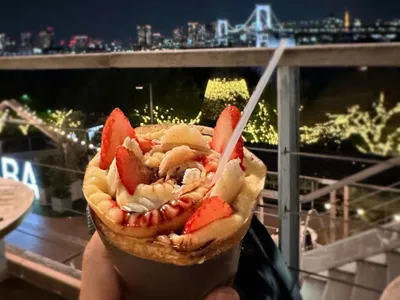 クレープ.お台場.夜景