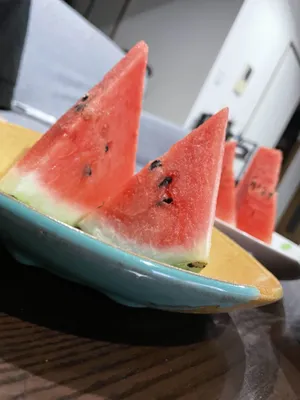 夏の終わりにスイカ