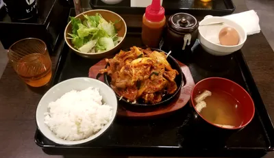 美味しい豚キムチ定食