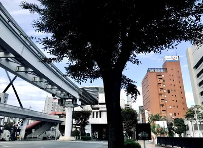 モノレール旦過駅