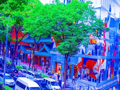 原宿Dior前