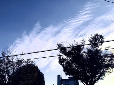 寒い日の雲