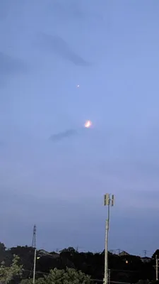 月と金星
