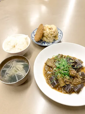 中華風麻婆茄子定食の美味しさ