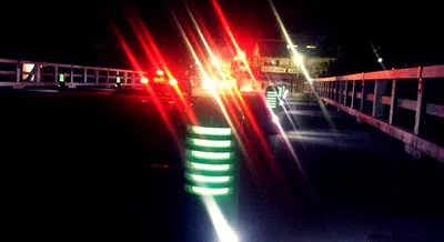 夜の渡月橋