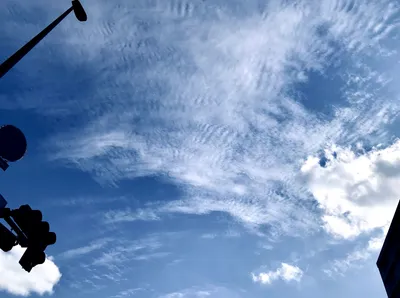 寒い日の雲