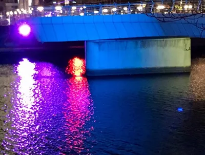 鴎外橋・紫川イルミ2